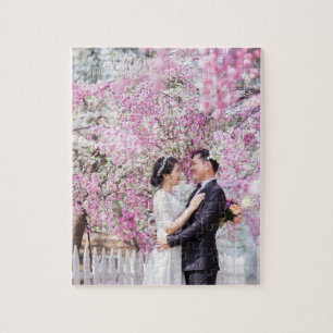 Personalised Custom Photo Collage Modern Jigsaw Puzzle