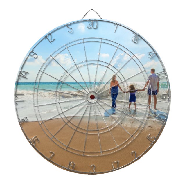 Personalised Custom Photo Dart Board Your Photos (Front)