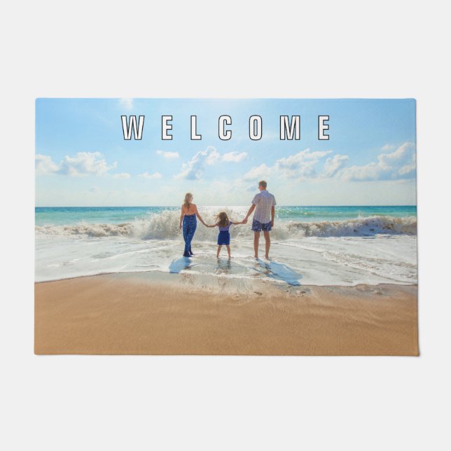 Personalised Custom Photo Doormat Your Own Design (Front)