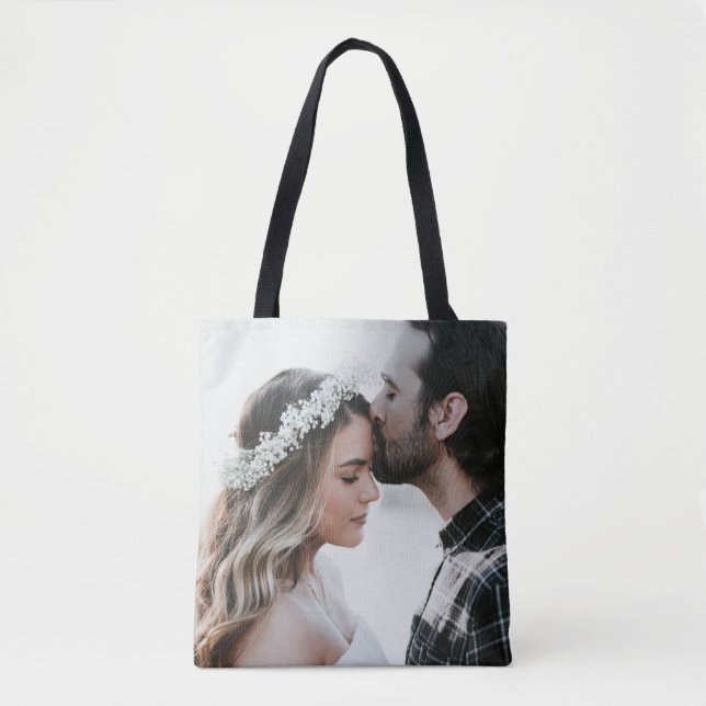 Personalised Custom Photo Double Sided Tote Bag (Front)