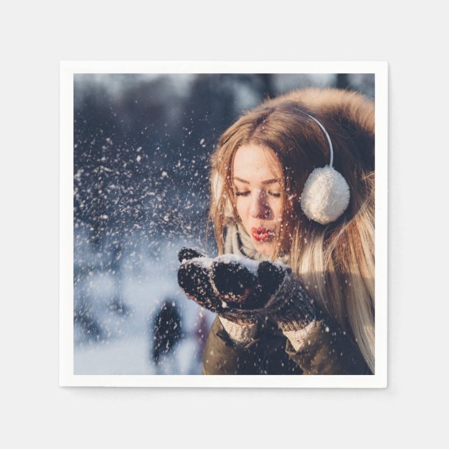 Personalised Custom Photo Napkin (Front)