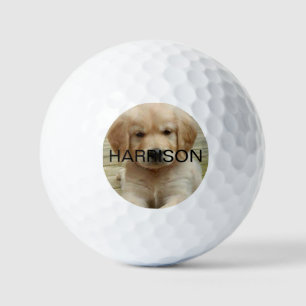 Personalised custom photo picture monogram name golf balls