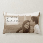 Personalised Custom Photo Pillow<br><div class="desc">Personalise these pillows with photos of your engagement,  wedding or baby.  These make great gifts,  home décor and conversation pieces for your living room.</div>