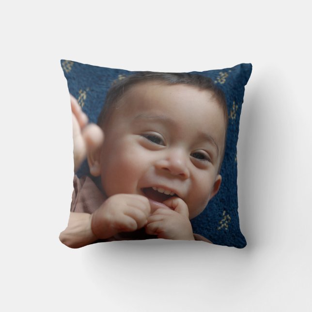 Personalised Custom Photo Pillow (Front)