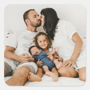 Personalised Custom Photo Square Sticker