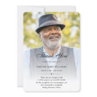 Personalised Custom Photo Sympathy Thank You Death