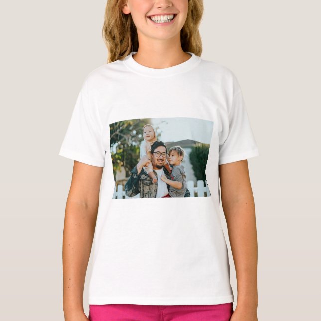 Personalised Custom Photo T-Shirt (Front)