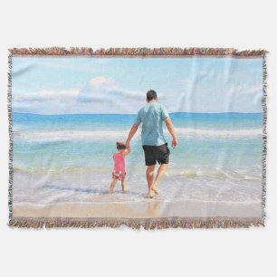 Personalised Custom Photo Throw Blanket