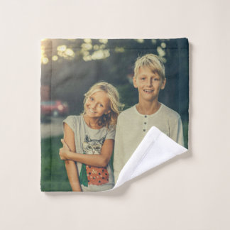 Personalised Custom Photo Wash Cloth