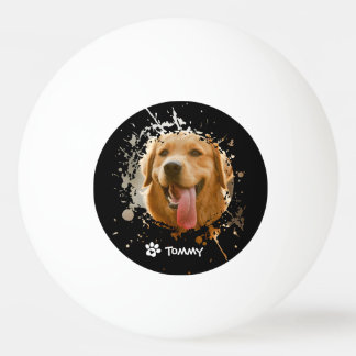 Personalised Custom Photo with Name   Ping Pong Ball