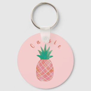 Personalised Custom Pineapple Keychain