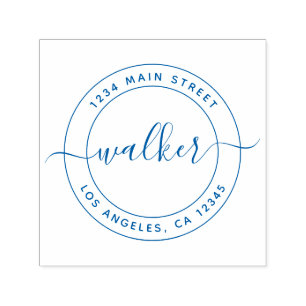 Personalised Custom Return Address Self-inking Stamp