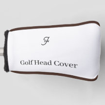 Personalised custom simple Golf Head Cover