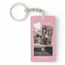 Personalised Custom Simple Photos On Light Pink