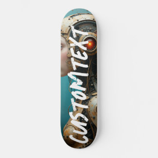 Personalised custom skateboard machine girl