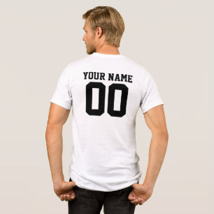 Personalised & Custom Sport Jersey T-Shirt Tri-Blend Shirt