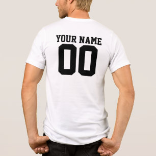 Personalised & Custom Sport Jersey T-Shirt Tri-Blend Shirt