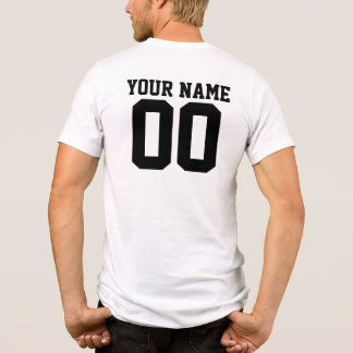 Personalised & Custom Sport Jersey T-Shirt Tri-Blend Shirt