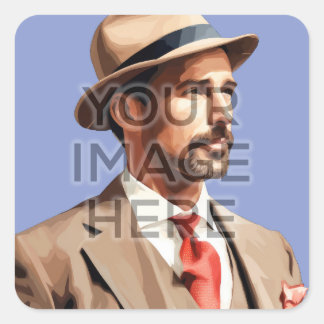 Personalised Custom Square Stickers