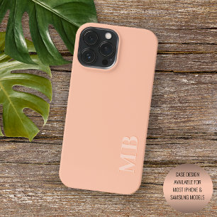 Personalised Custom Summer Coral Peach Orange iPhone 15 Pro Max Case