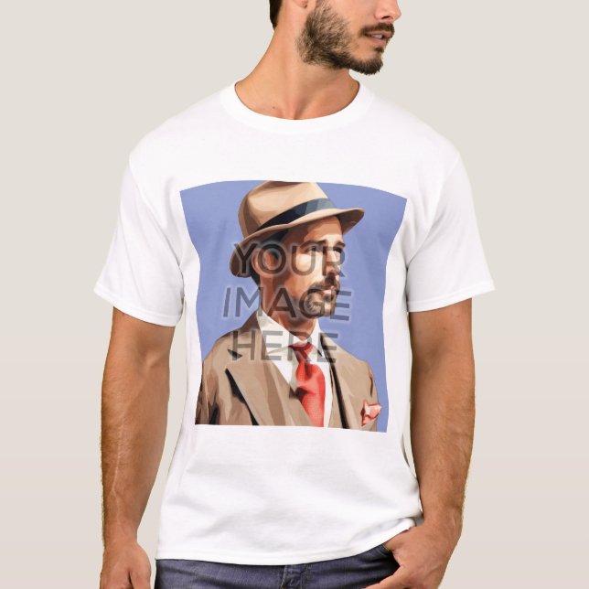 Personalised Custom T-Shirt Square Images V1 (Front)