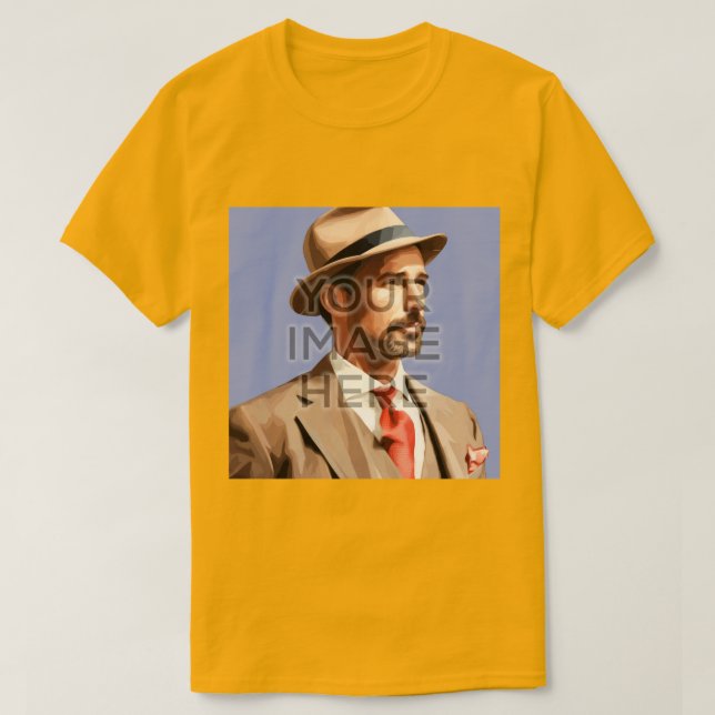 Personalised Custom T-Shirt Square Images V7 (Design Front)