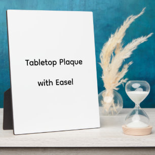 Personalised Custom Tabletop Plaque with Easel