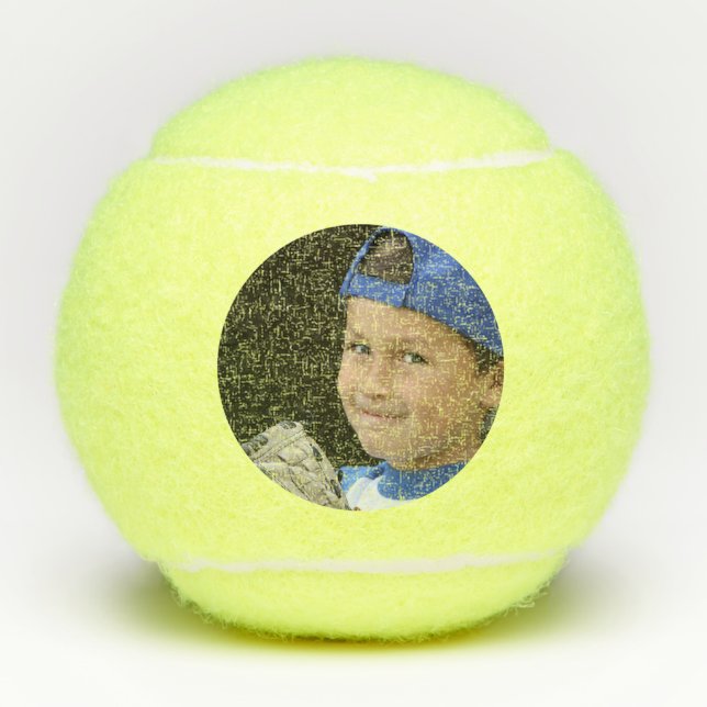 Personalised  Custom Tennis Player Photo Balls (Front)