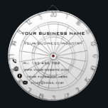 Personalised Custom Text Colour Business Dartboard<br><div class="desc">Custom Colours and Fonts - Design Your Own Personalised Dart Board with Your Company Name Text Information Promotional Business Dartboards / Gift - Add Your Name - Company / Business Sector - Industry / Phone / E-mail / Website - Contact Information / More - Choose / Add Your Favourite Background...</div>