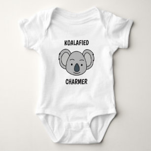 Personalised Custom Text Cute Koala Pun Unique Boy Baby Bodysuit