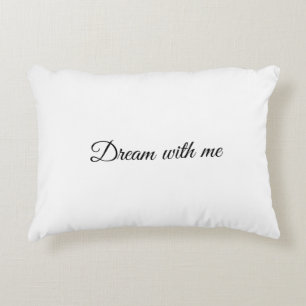 Personalised Custom Text Modern Accent Pillow