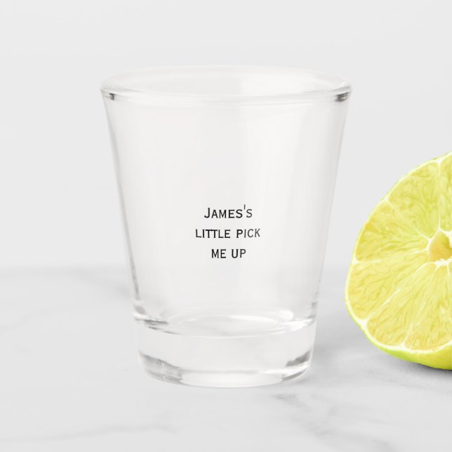 Personalised Custom Text Shot Glass (Front)