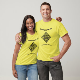 Personalised Custom Text Your QR Code T-Shirt