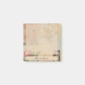 Personalised Custom Vintage Paper Post-it Notes