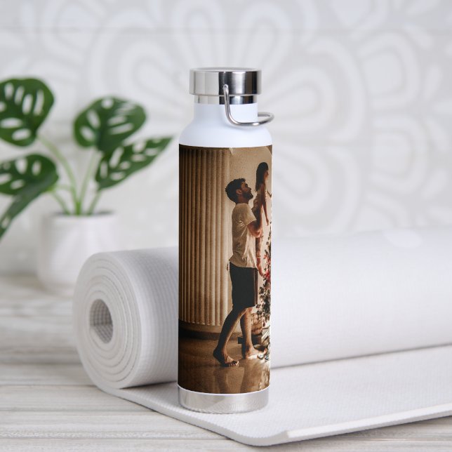 Personalised Custom Water Bottle (Yoga (Rotated))
