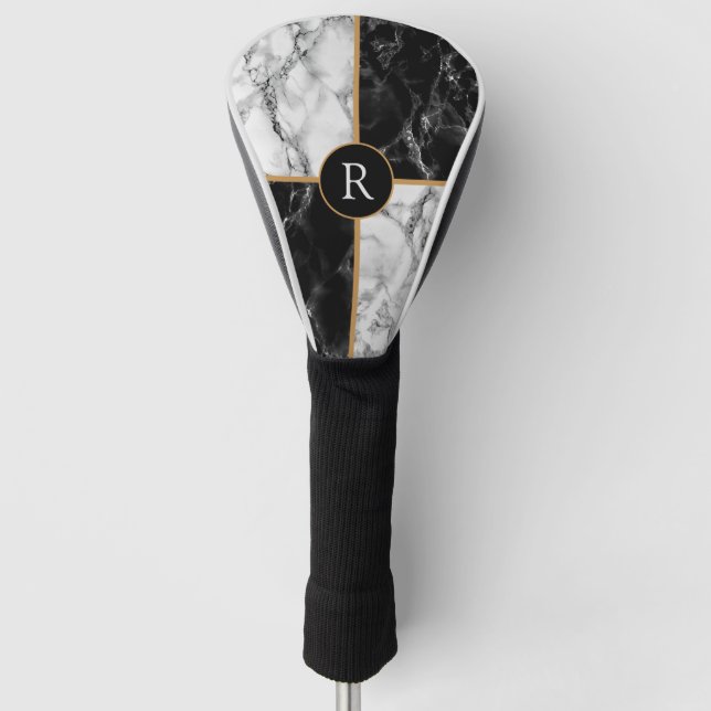 Personalised Custom Your Letter Golf Head Cover (Front)