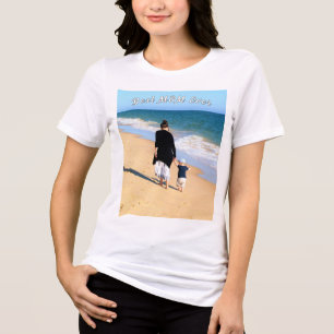Personalised Custom Your Mum Photo Best MOM Ever Tri-Blend Shirt