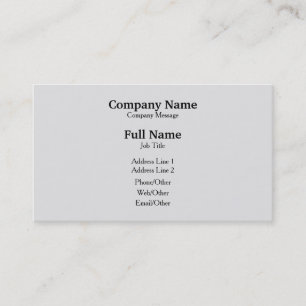 Personalised Custom Your Own Business Card
