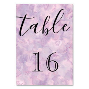 Personalised Custom Your Own Elegant Script Table Number