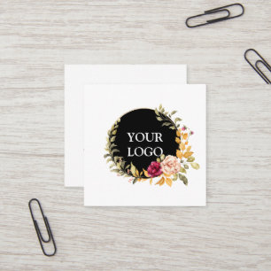 Personalised Custom Your Own Logo Square Business Card