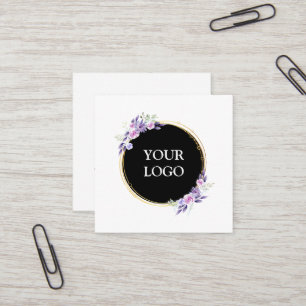 Personalised Custom Your Own Logo Square Business Card