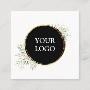 Personalised Custom Your Own Logo Square Business Square Business Card
