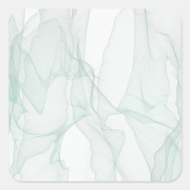 Personalised Custom Your Own Marble Pattern Square Sticker (Front)