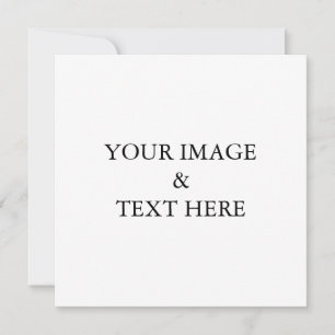 Personalised Custom Your Own Photo Announcement