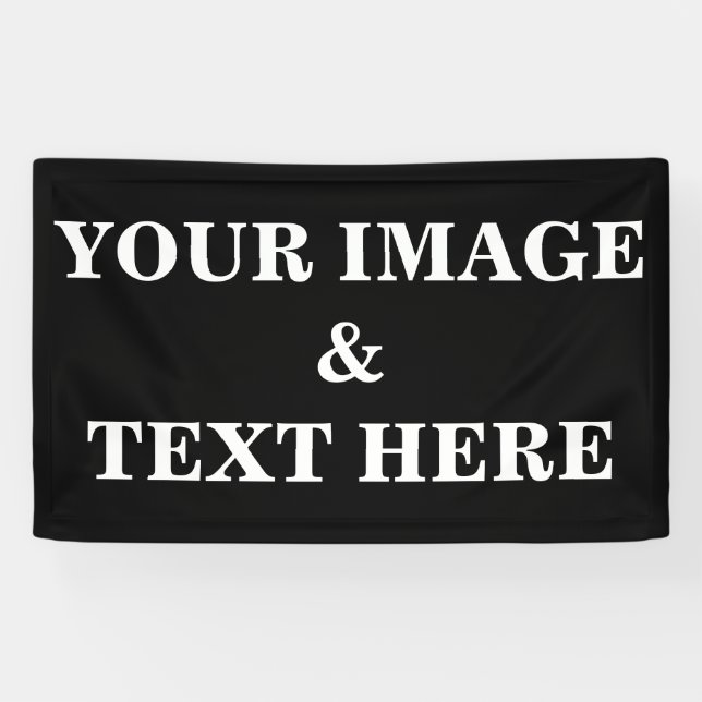 Personalised Custom Your Own Photo Banner (Horizontal)