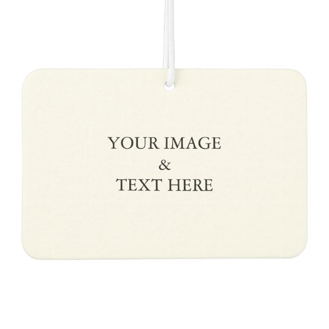 Personalised Custom Your Own Photo Car Air Freshener (Front)