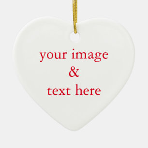 Personalised Custom Your Own Photo Ceramic Tree Decoration