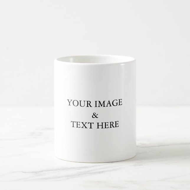 Personalised Custom Your Own Photo Coffee Mug (Center)