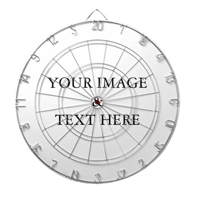 Personalised Custom Your Own Photo  Dartboard (Front)