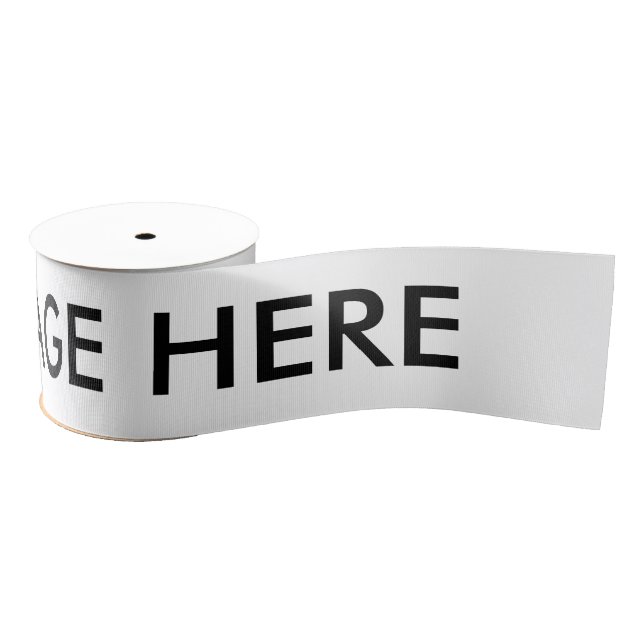 Personalised Custom Your Own Photo Grosgrain Ribbon (Spool)